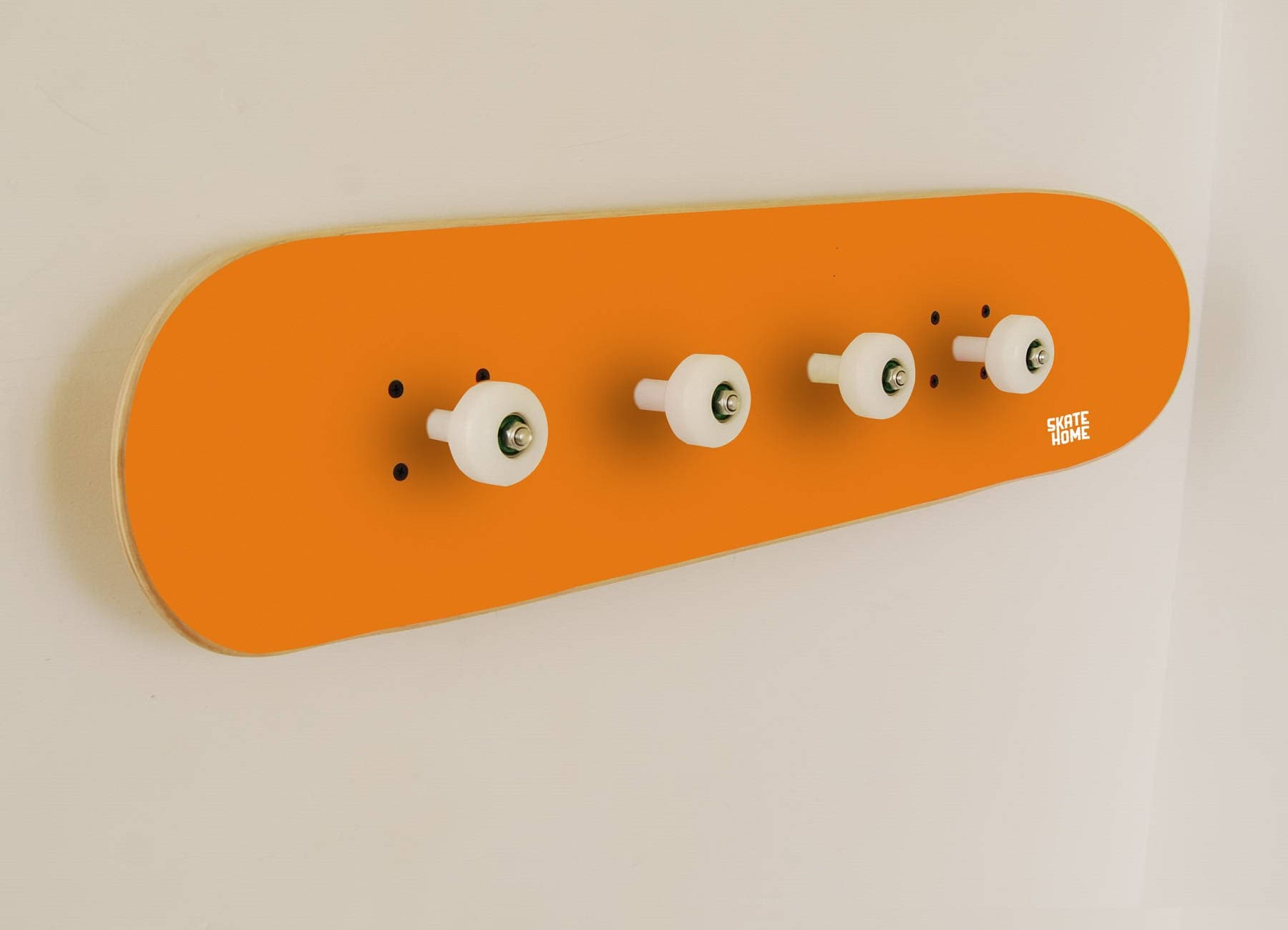 What gift do you give to a skateboarder? Perfect coat rack for skater's room, Coat Rack Orange