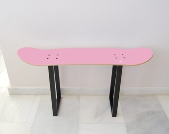 Modern furniture with influence skate for the house, pink stool