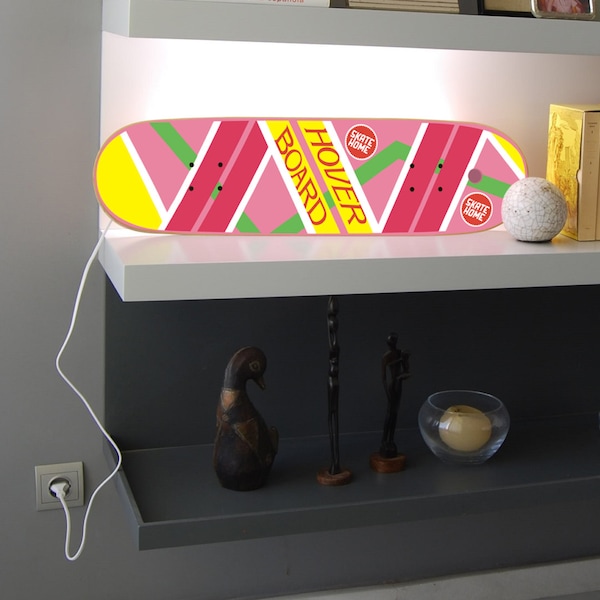 Applique murale de Skateboard décoration pour salon impression hoverboard retour vers le futur art décoration murale d'entrée