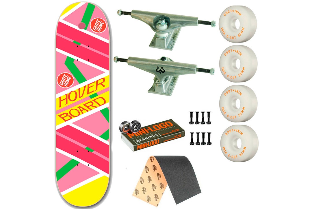 Hoverboard Back to the Future Complete Skateboard Timage at the Bottom Etsy