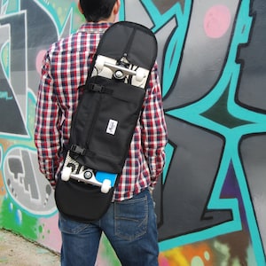 Zaino per skateboard da 7,5&quot; a 8,25&quot; - Nero