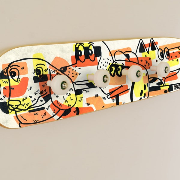 Skateboard Garderobe Original Skate Geschenk - Welpen