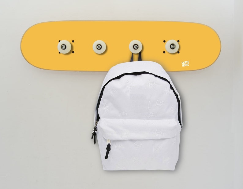 Beautiful Skateboard Coat Rack Perfectly in an Entry Way or Bedroom to