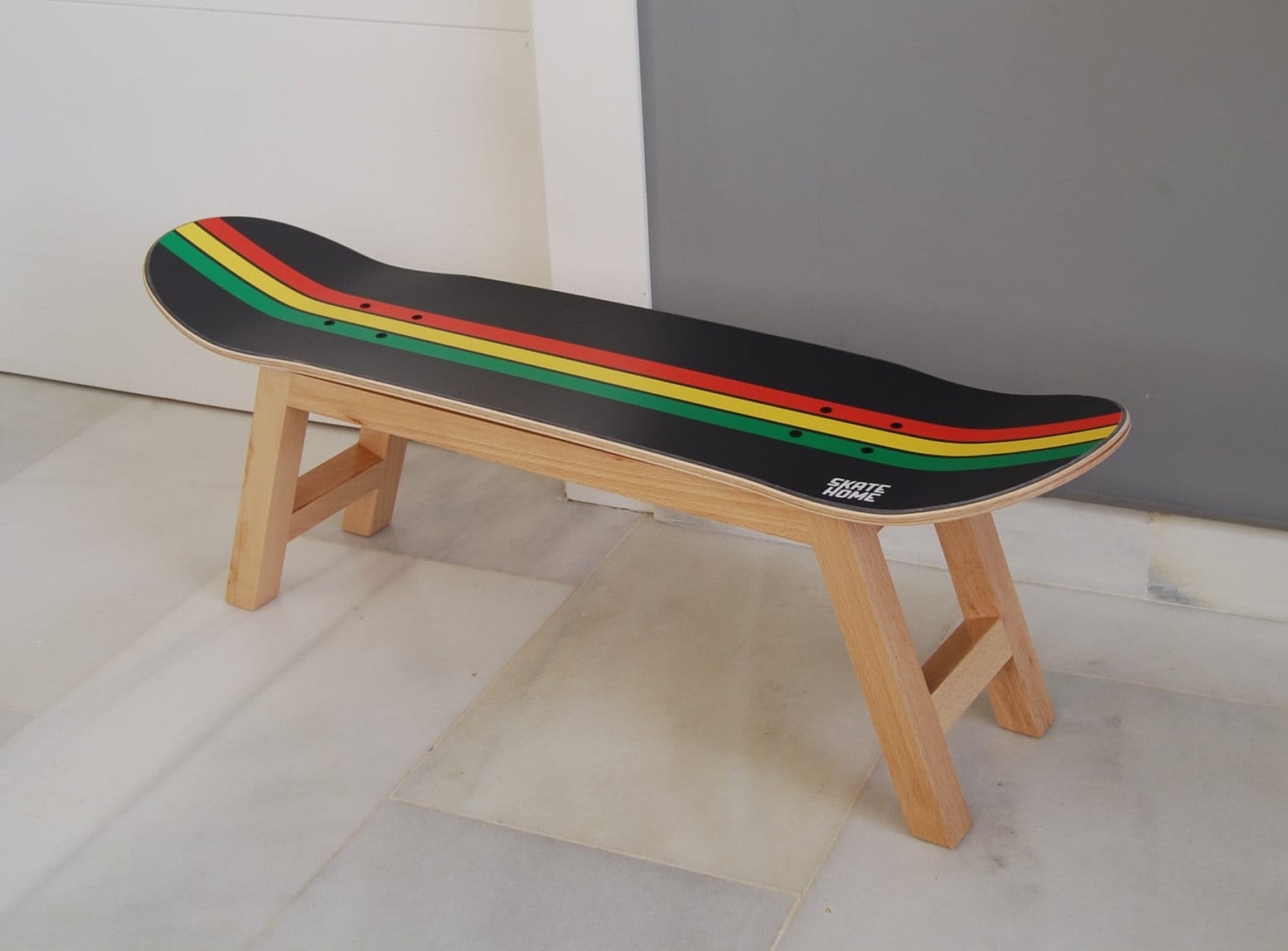 esthetisch lied precedent Skateboard Bench Rasta Furniture Christmas or Birthday - Etsy