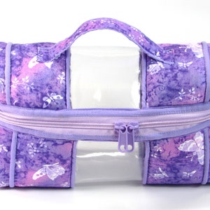 Lilac Butterflies Hand Bag
