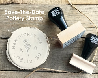 Custom Rubber Stamps Business Logo Stamps Clay Stamps & Pottery Stamps. Custom  Logo Stamp Personalized Stamp Invitation or Save the Date 