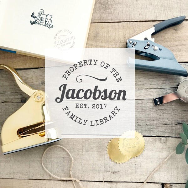 Library Embosser Etsy