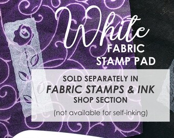 Custom Fabric Stamp of Your Logo or Image Clothing Stamp Kit