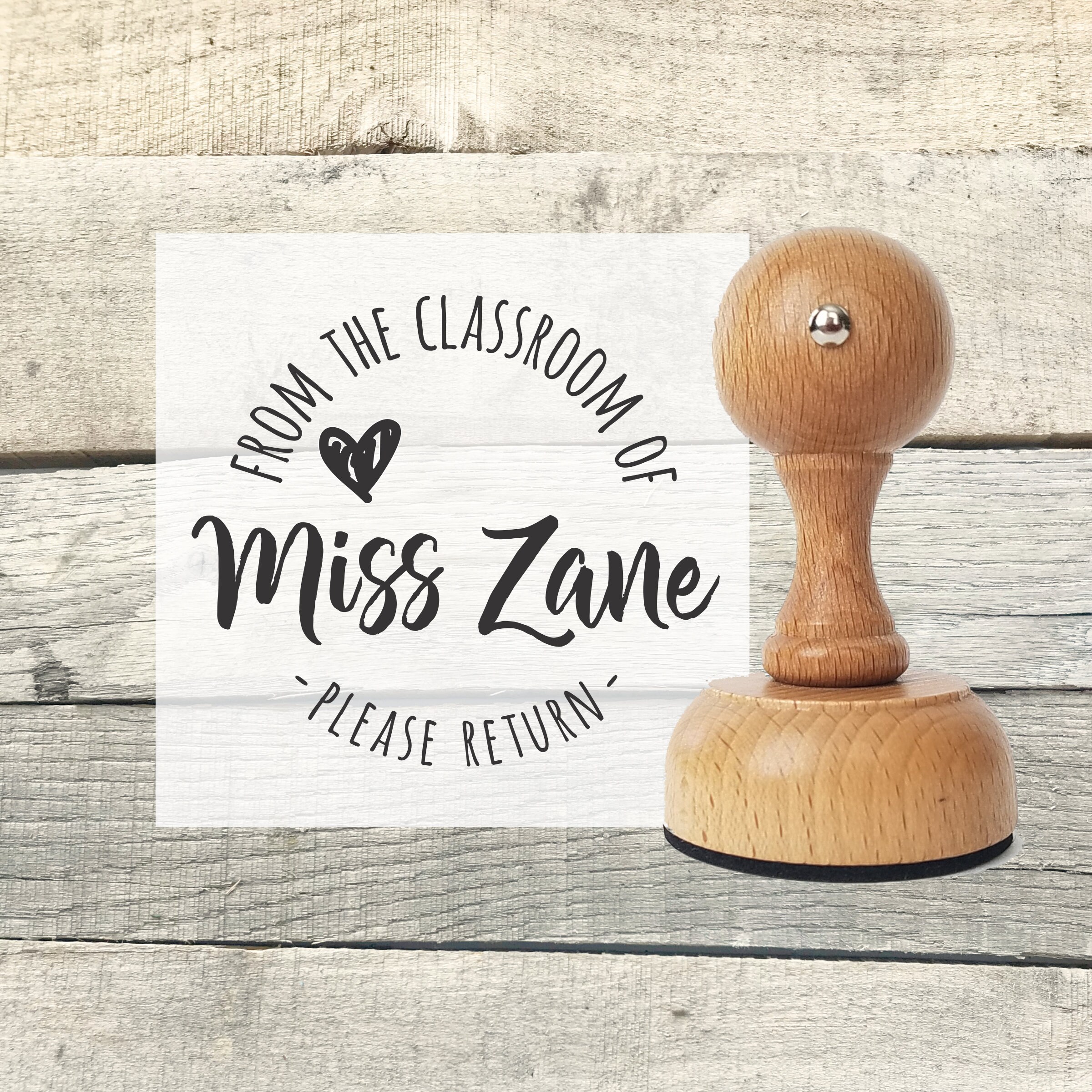 Teacher Stamp, From The Classroom Of Stamp- Self-Inking Teacher Stamp…