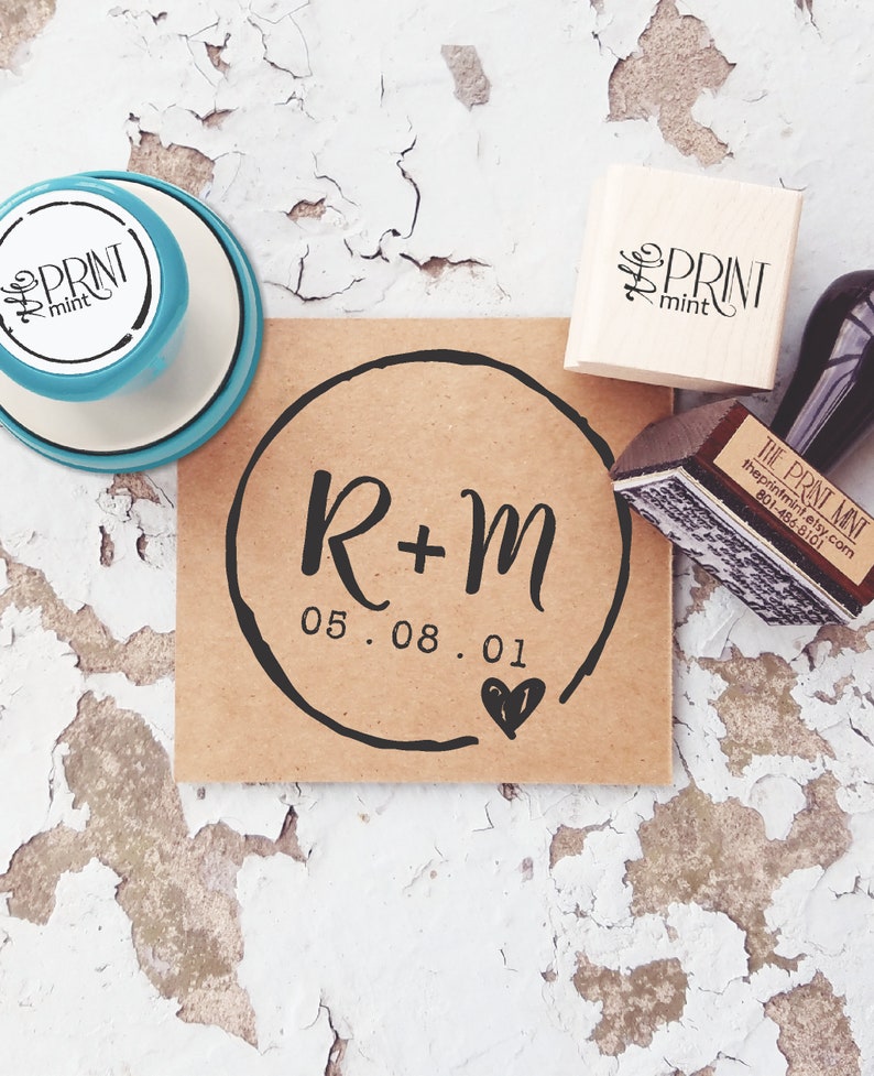 Wedding Stamp Custom Wedding Stamp Save the Date Stamp Etsy