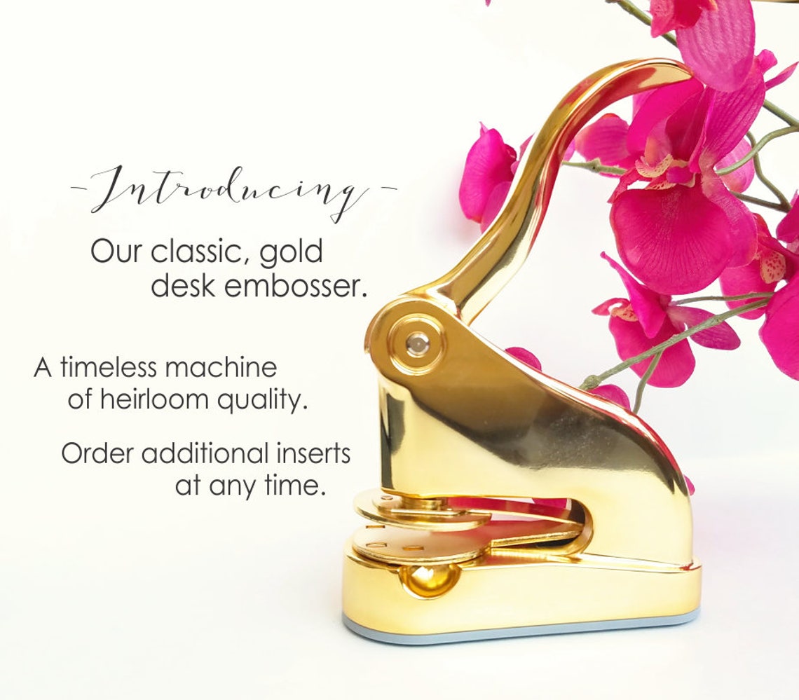 Address Embosser Custom Embosser Return Address Embossing Etsy