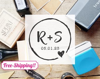 Wedding Stamp, Custom Wedding Stamp, Save the Date Stamp, Rustic Wedding Favor Stamp, Wedding Invite Self Inking Stamp, Rubber Stamp  10088