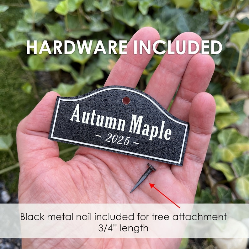 Tree Tags, Tree Memorial Sign, Custom Labels for Trees, Small Tree ...