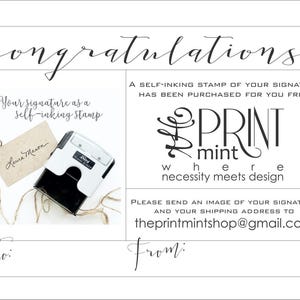 Signature Stamp, Name Self-Inking, Custom Name Stamp, Doctor Stamp Refillable, Personalized Stamper, Nurse Name Self-inking CS-10332 image 8