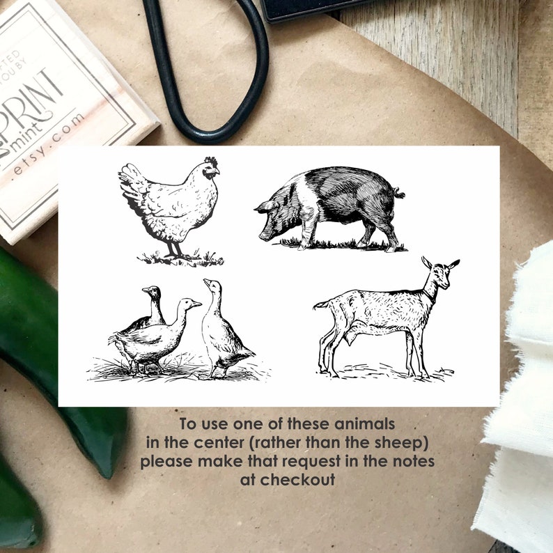 Custom Farm Stamp Personalized Farm Logo Design Homestead Etsy