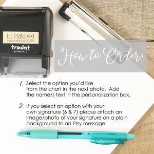 Signature Stamp, Name Self-Inking, Custom Name Stamp, Doctor Stamp Refillable, Personalized Stamper, Nurse Name Self-inking CS-10332 image 4