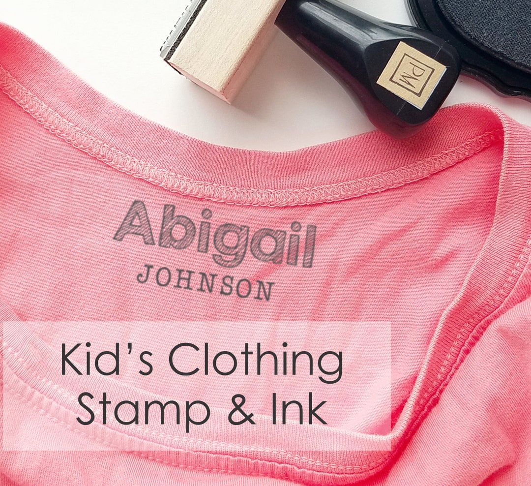 ➤Custom Clothing Name Stamp for kids