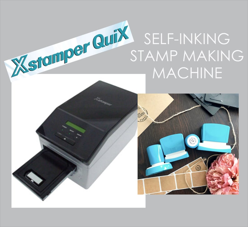 Make Your Own Stamps Rubber Stamp Making Machine SelfInking Etsy