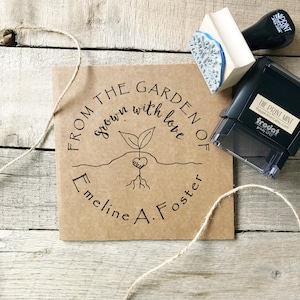 From the Garden of Tag-stempel, tuinlabelstempel, zelfinktende tuin, tuinmancadeau, aangepaste tuinstempel, tuincadeaustempel - 10403