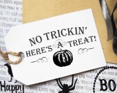 Halloween-Stempel - Halloween-Stempel, Halloween-Tag, Karamell Apfel Tag Stempel oder selbstfärbender CS-10218