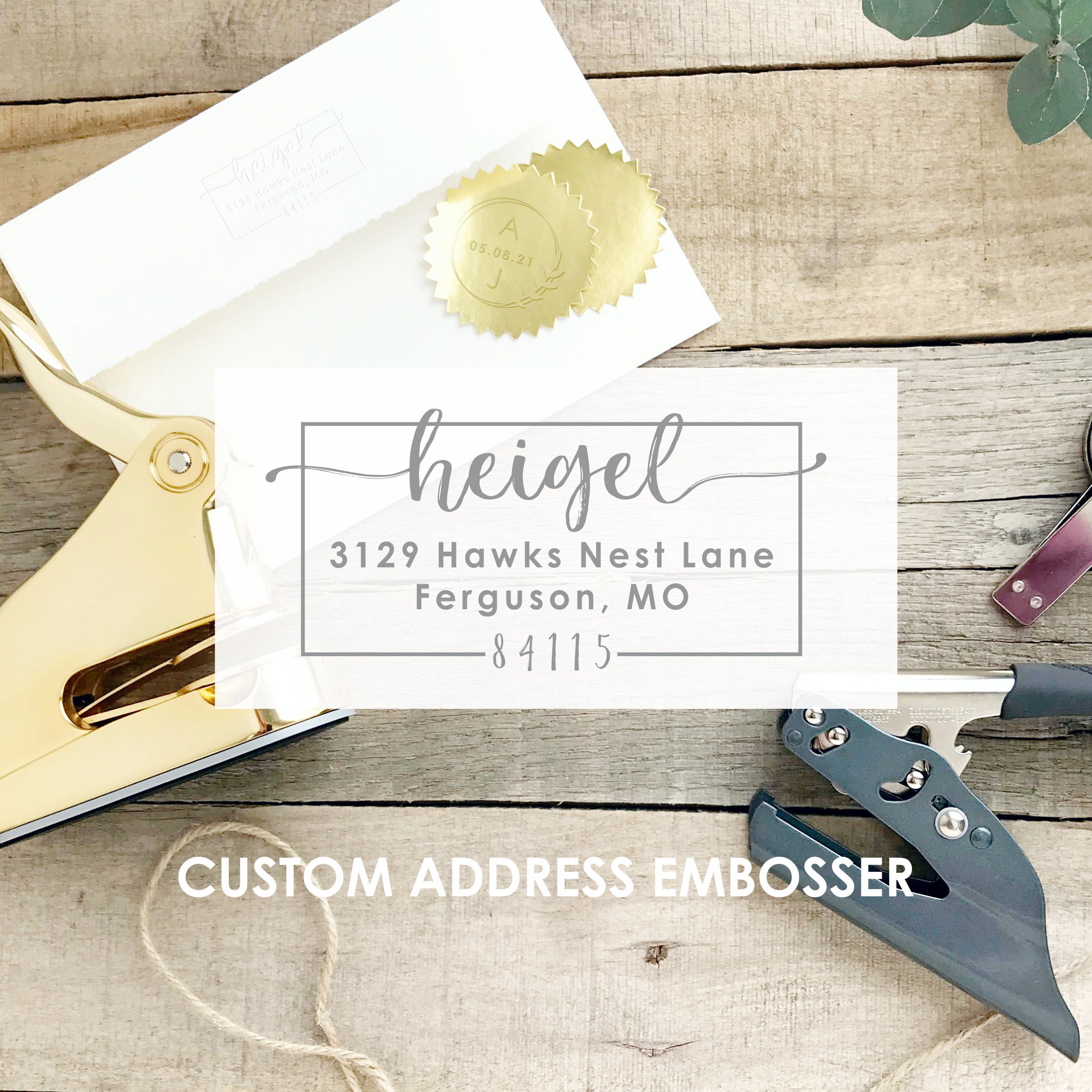 Tools Craft Supplies & Tools Monogram Embosser Return Address Embosser