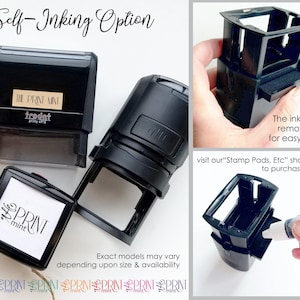 Personalized Kids Name Stamp: Self-Inking Stamper, Traceable Font image 4