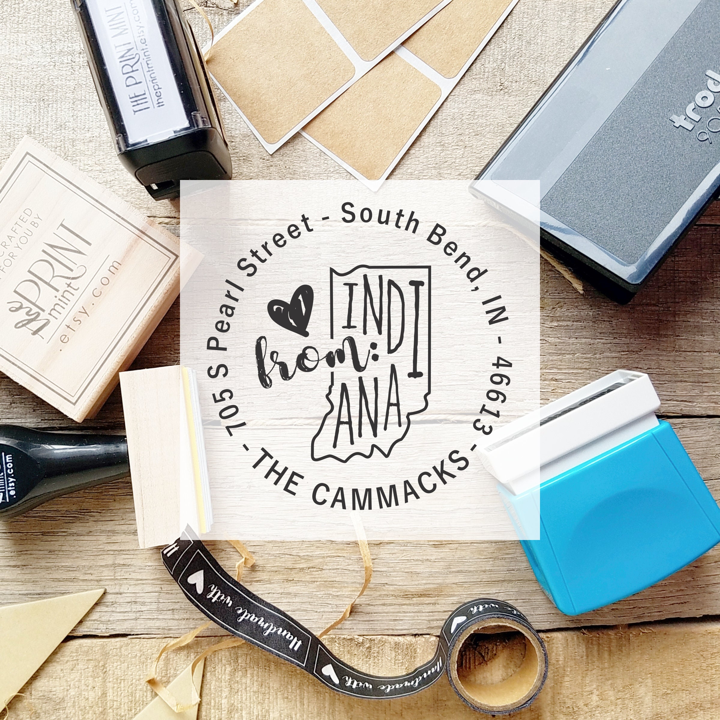 Teacher Name Stamp, Permanent for Any Surface, Personalized Teacher Stamp,  Self-inking Name Stamp, Custom Teacher Appreciation Stamper Q41 