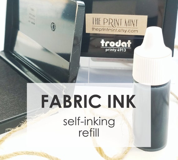 Trodat Black Fabric Ink - Re-Ink Your Trodat Stamp