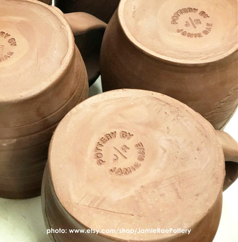 Personalized Pottery Stamp for Polymer Clay Potter's Etsy