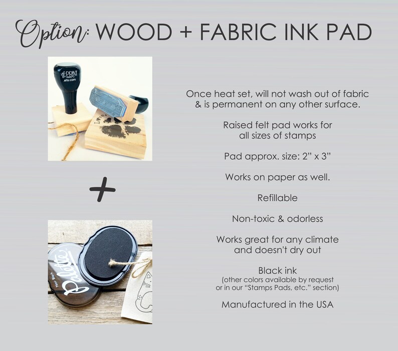 Kids Clothing Labels Stamp and Fabric Ink for Daycare or Camp Etsy