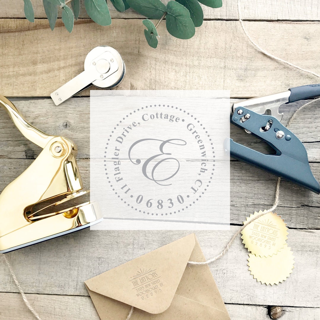 Address Embosser, Custom Embosser, Return Address Embossing Stamp