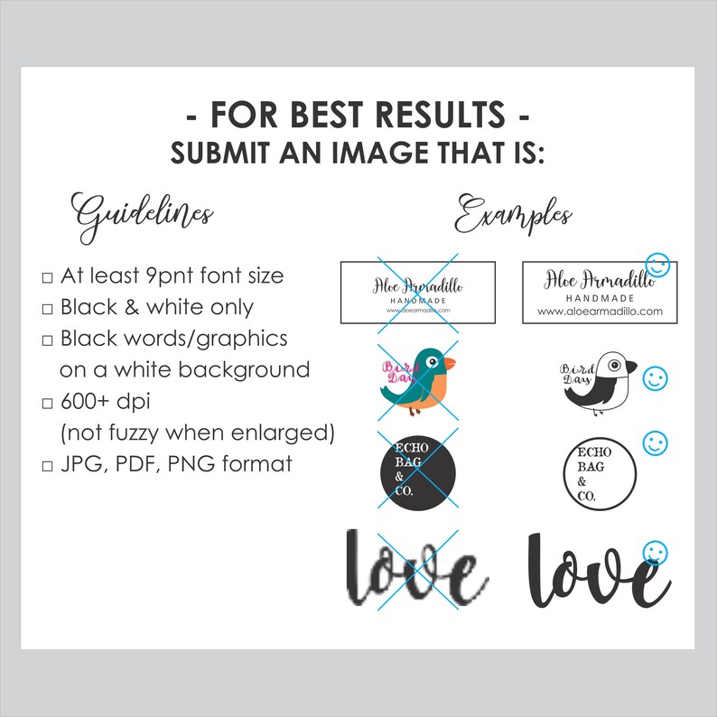 Custom Fabric Stamp of Your Logo or Image Clothing Stamp Kit Etsy