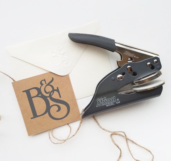 wedding embosser monogram embosser