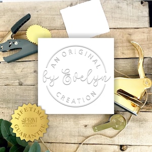 Hergestellt von Embosser, Eine ursprüngliche Kreation durch Prägestempel, personalisierter Papierpräger, benutzerdefinierter Prägestempel, Geschenk für Crafter 10470
