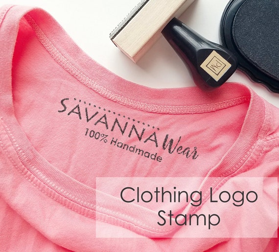Custom Fabric Stamp of Your Logo or Image Clothing Stamp Kit