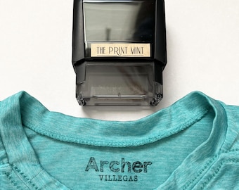 Self-inking Clothing Name Stamp, Name Stamp for Clothes, Clothing Labels Stamper, Nursing Home Labels Stamp, Camp Clothing Stamp, CS-10368