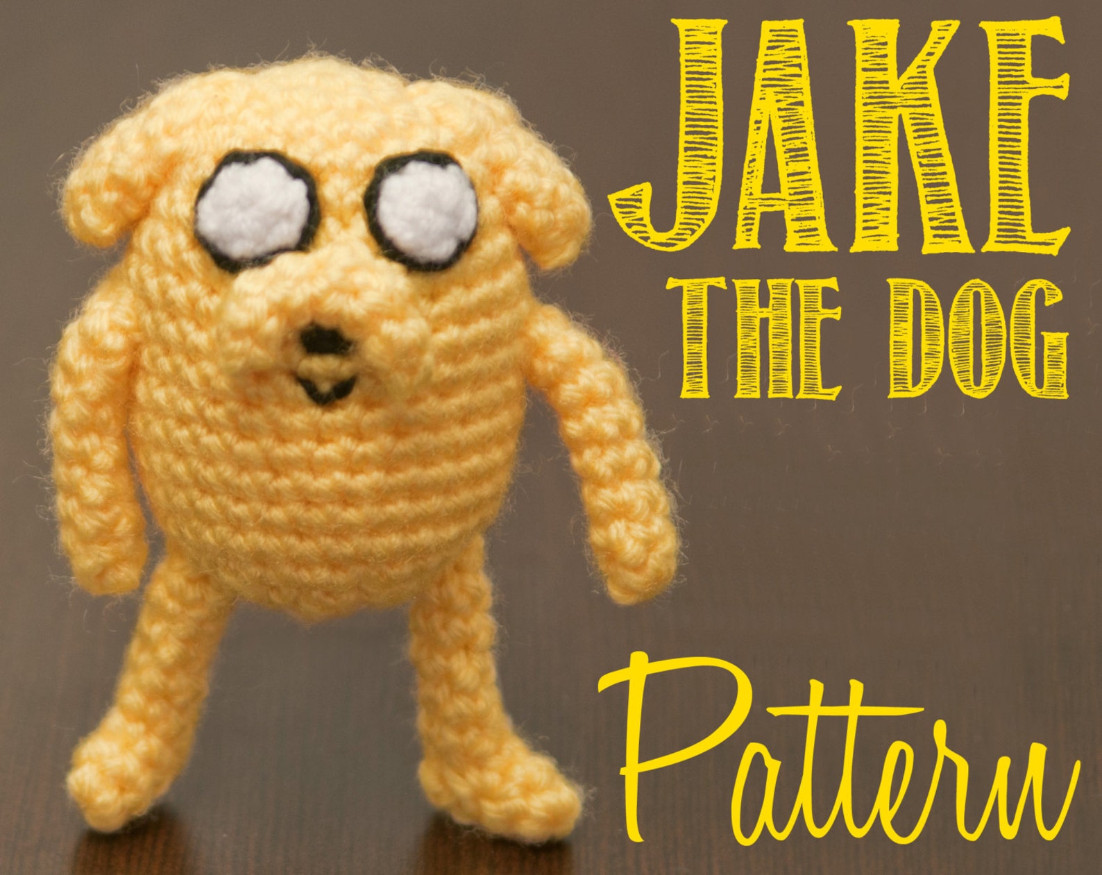 Jake the Dog Adventure Time Amigurumi Crochet Pattern Etsy