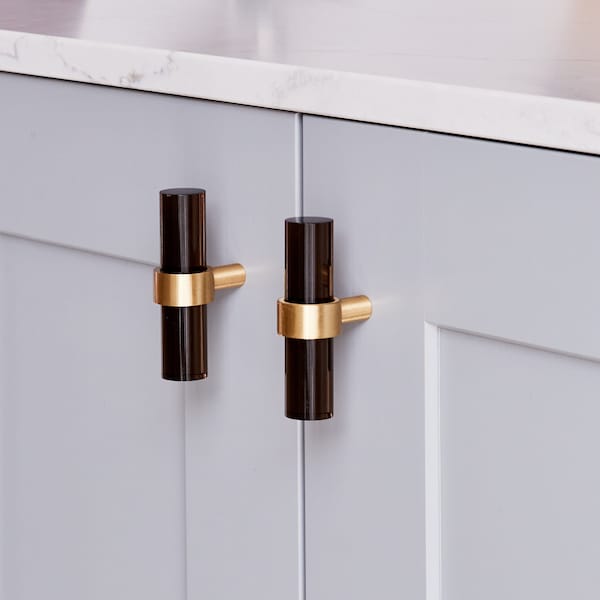 Lucite Drawer Pulls Night - Night - Straight Post - 3/4 DIA - Lucite Drawer Handles - Lucite Cabinet Handle - Cabinet Knobs -LuxHoldups