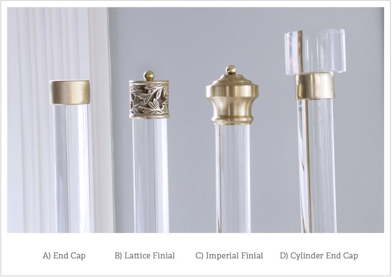 Finials Brass Curtain Finials Drapery Finials Curtain Etsy