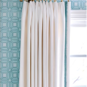 Luxholdups Lucite Rectangular Curtain Rod in Custom Length, Lucite Drapery Rod w/ Solid Brass Brackets, Modern Window Treatments image 9