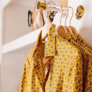 Lucite and Brass Valet Hook, Boutique Retail Display image 2