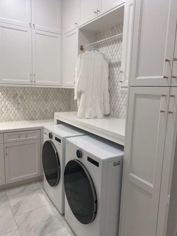 Pole to hang clothes in laundry room sale