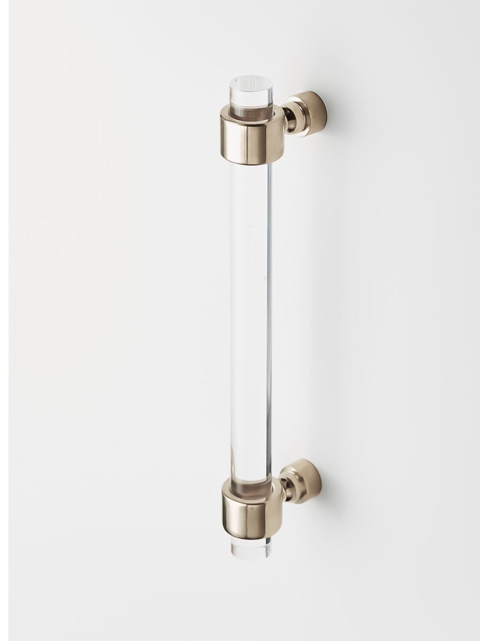 Lucite Drawer Pulls Nickel Chrome 1/2 DIA Handles Etsy