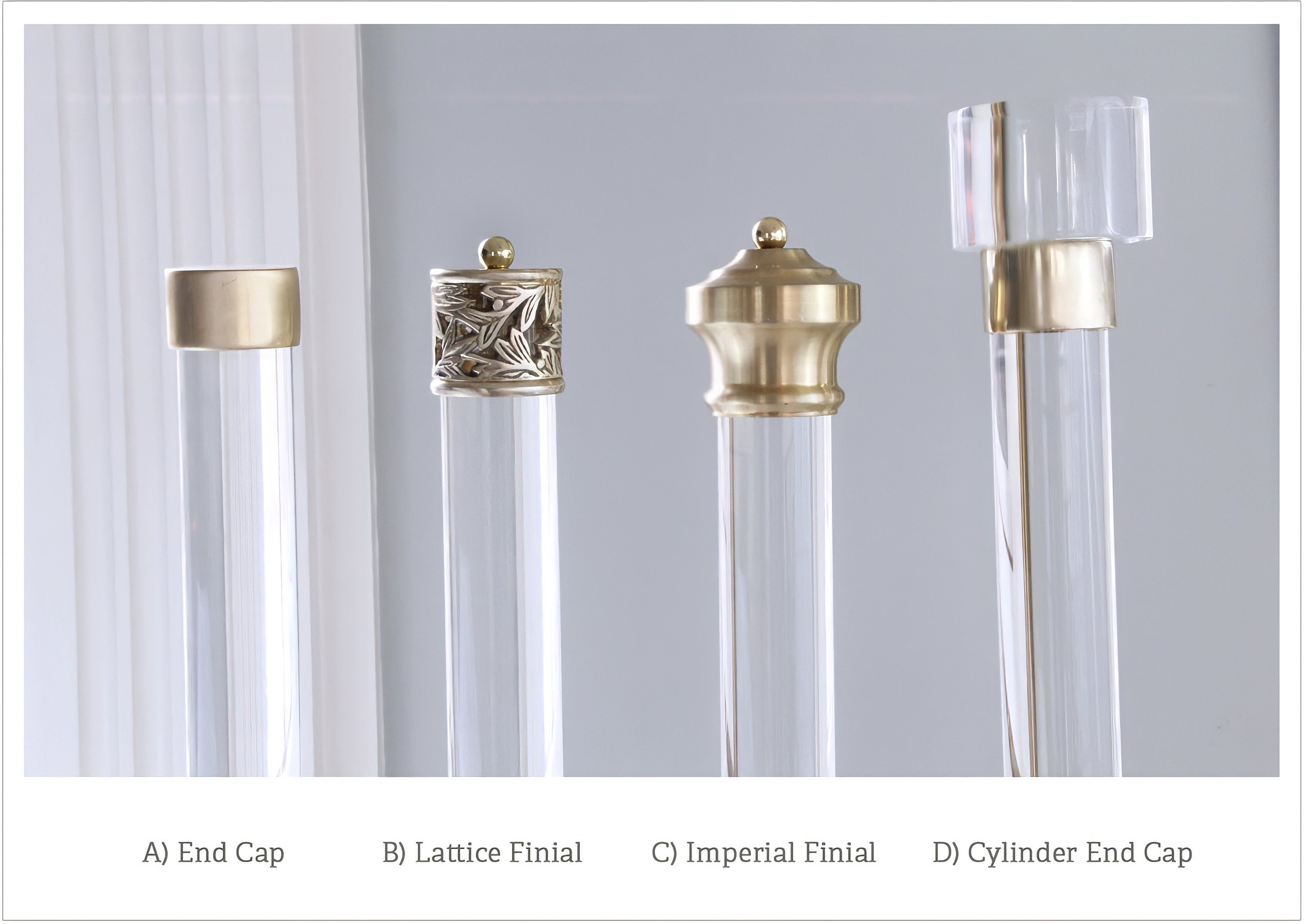 Finials polished Brass Satin Brass Curtain Finials Etsy Australia