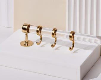 2,5 cm mässingskrok, Lucite-stång, Köksförvaring, LuxHoldups