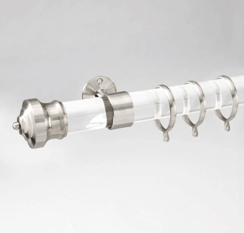 Finials nickel Curtain Finials Drapery Finials Curtain Etsy