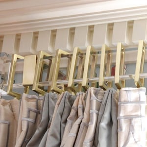 Clear Rectangular End Caps for Lucite Curtain Rods, Lucite Drapery Hardware for Rectangular Rods, Custom Finials for Lucite Curtain Rod