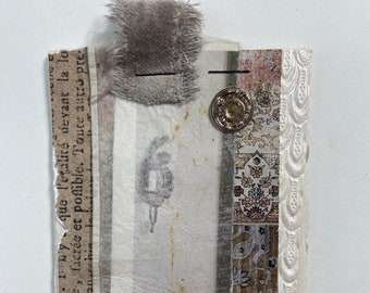 Handmade Mini Note Pad/ Junk Journal/ Collage