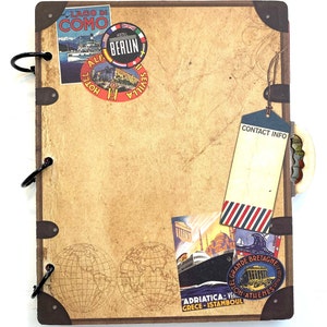Card Board Travel Journal, Collage, Junk Journal
