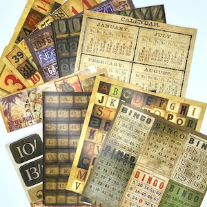 Vintage Sticker Assortment